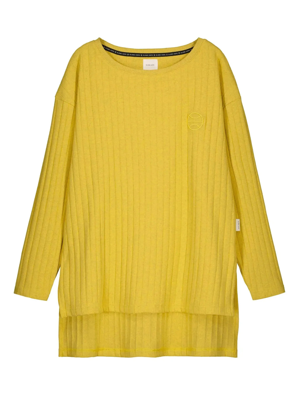 OLOS rib shirt, yellow