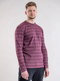 RODOLITTI shirt, burgundy striped