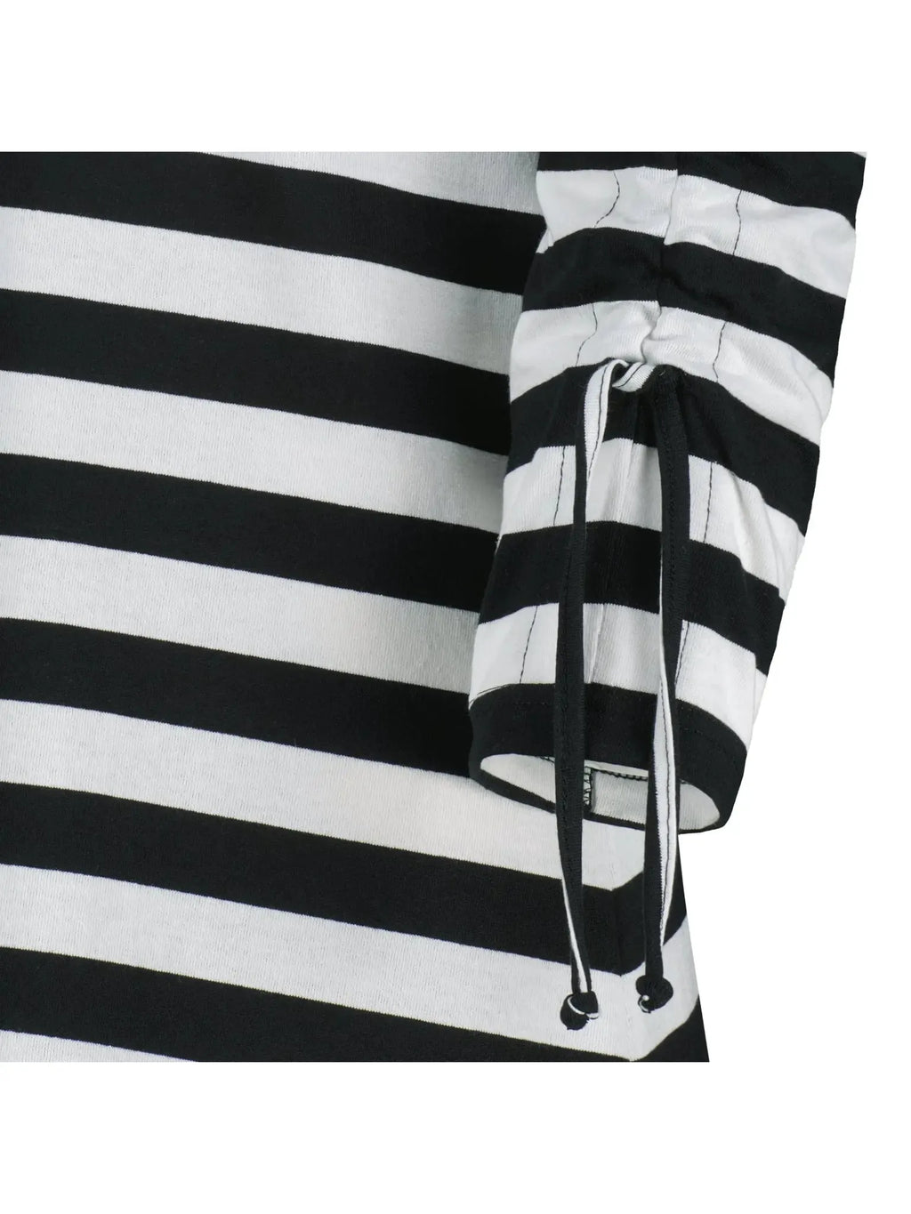 AILIGAS dress, black and white striped