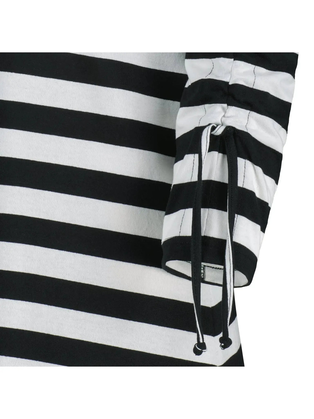 AILIGAS dress, black and white striped