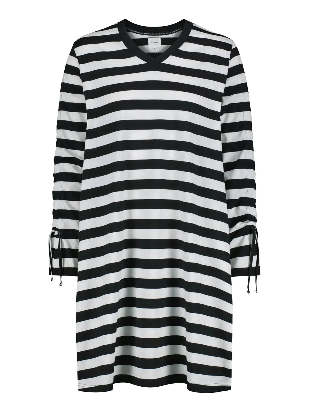 AILIGAS dress, black and white striped