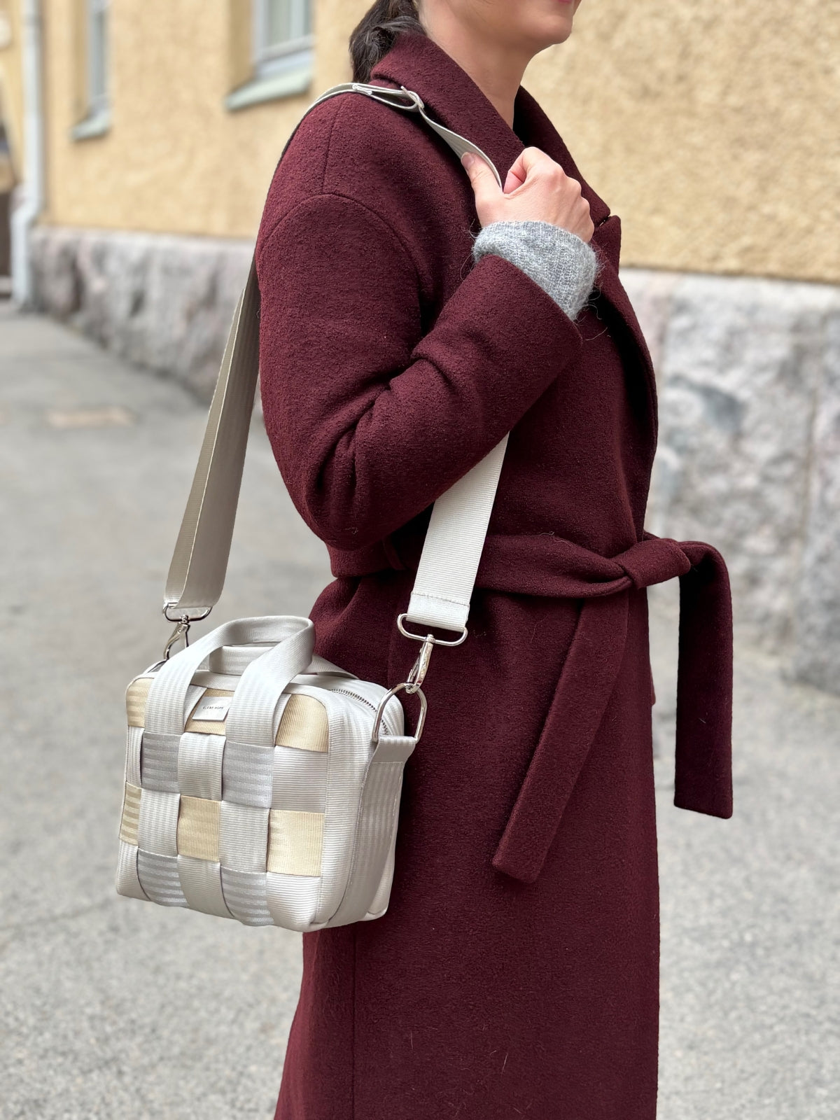 HILLA bag, golden pearl