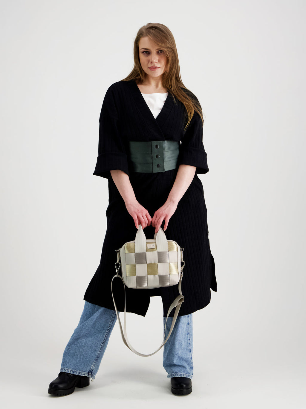 HILLA bag, golden pearl