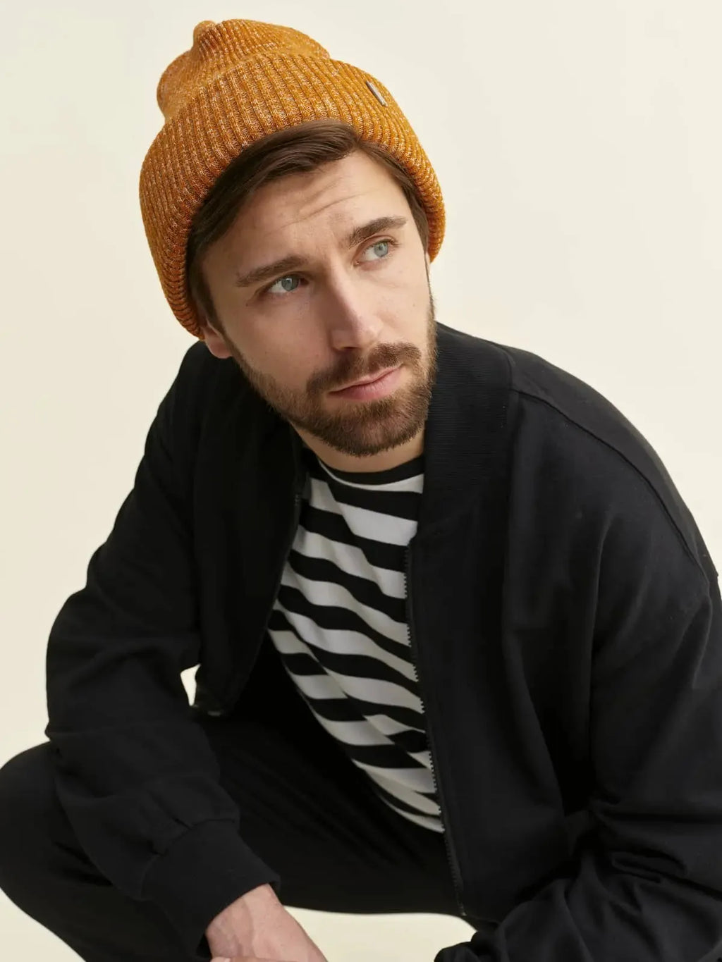 KINOS beanie, burnt orange