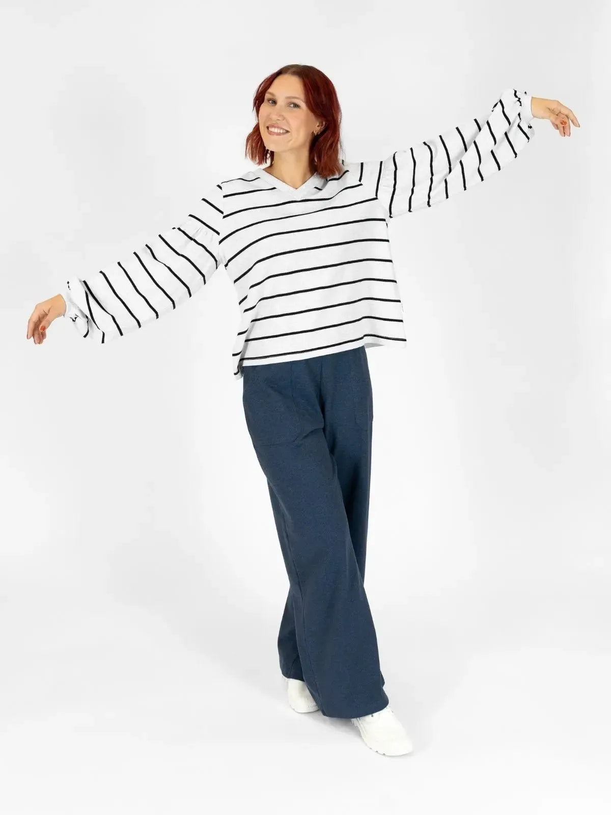 OULANKA pants, dark blue