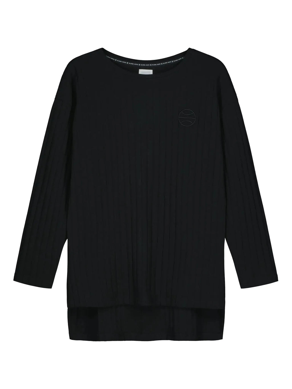 OLOS ribb shirt, black