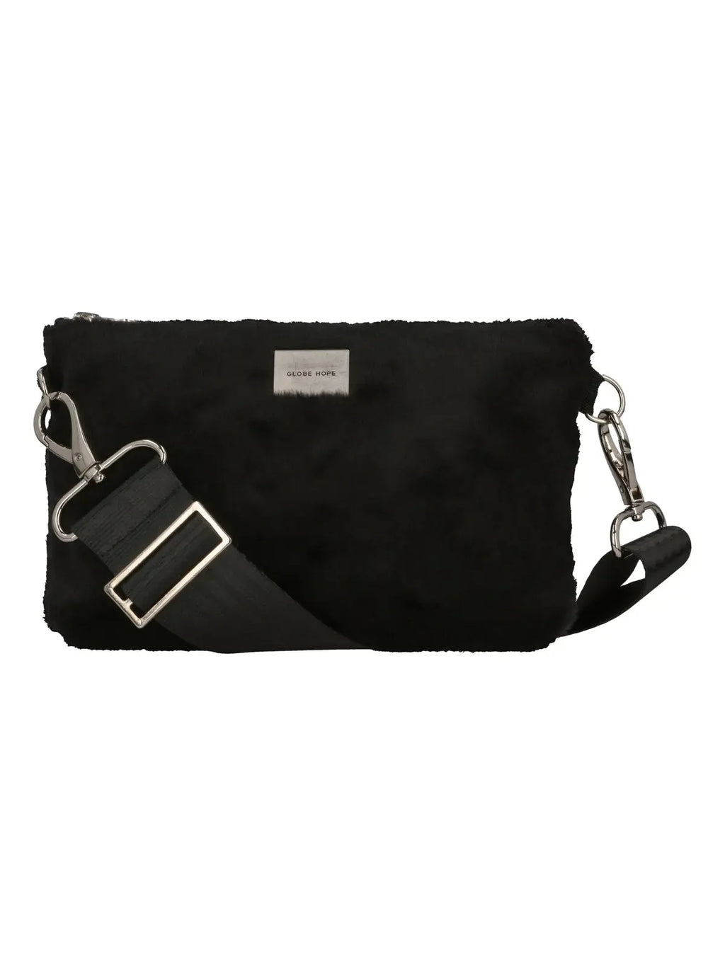 PILVI bag, black faux fur
