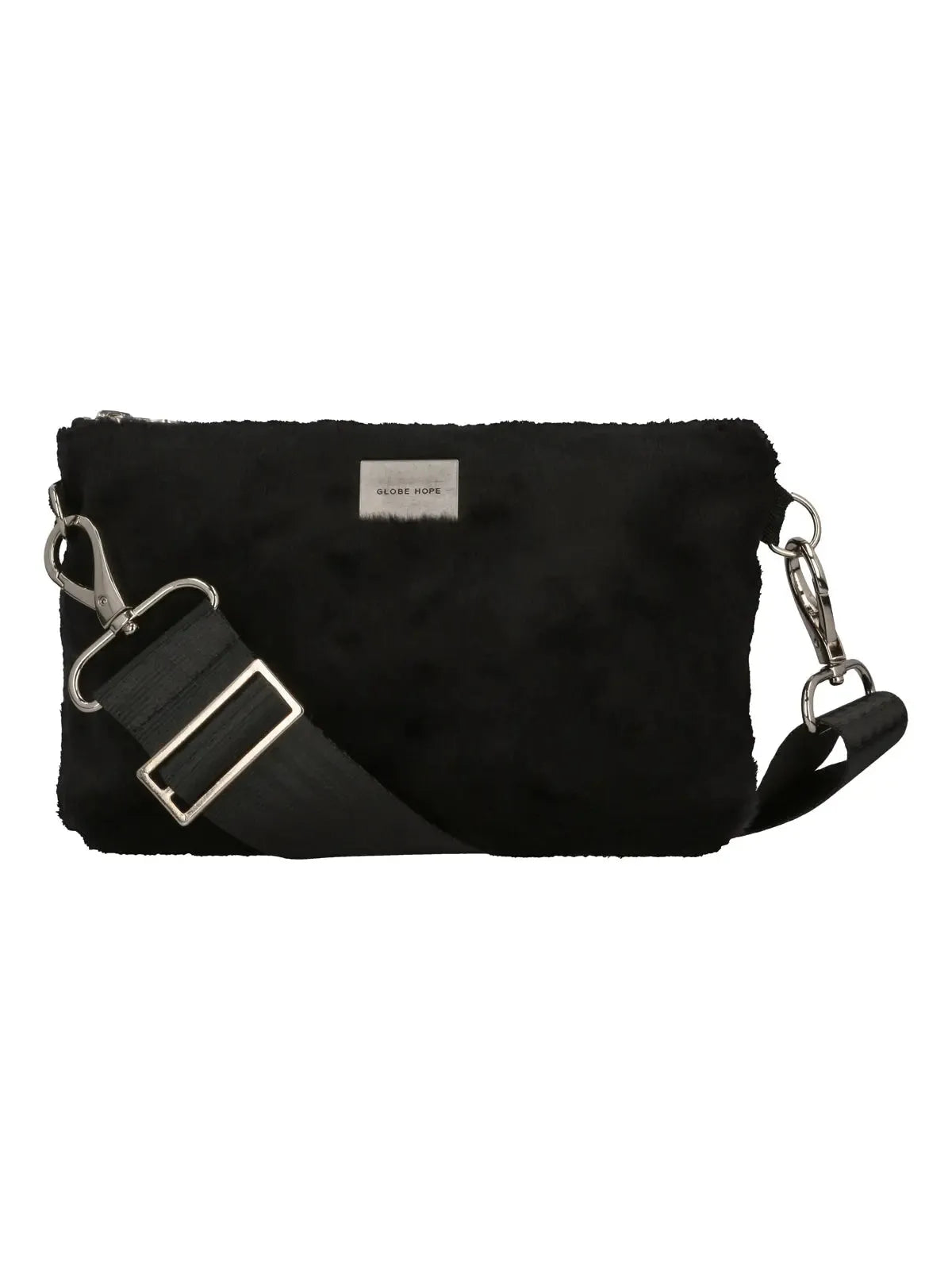 PILVI bag, black faux fur