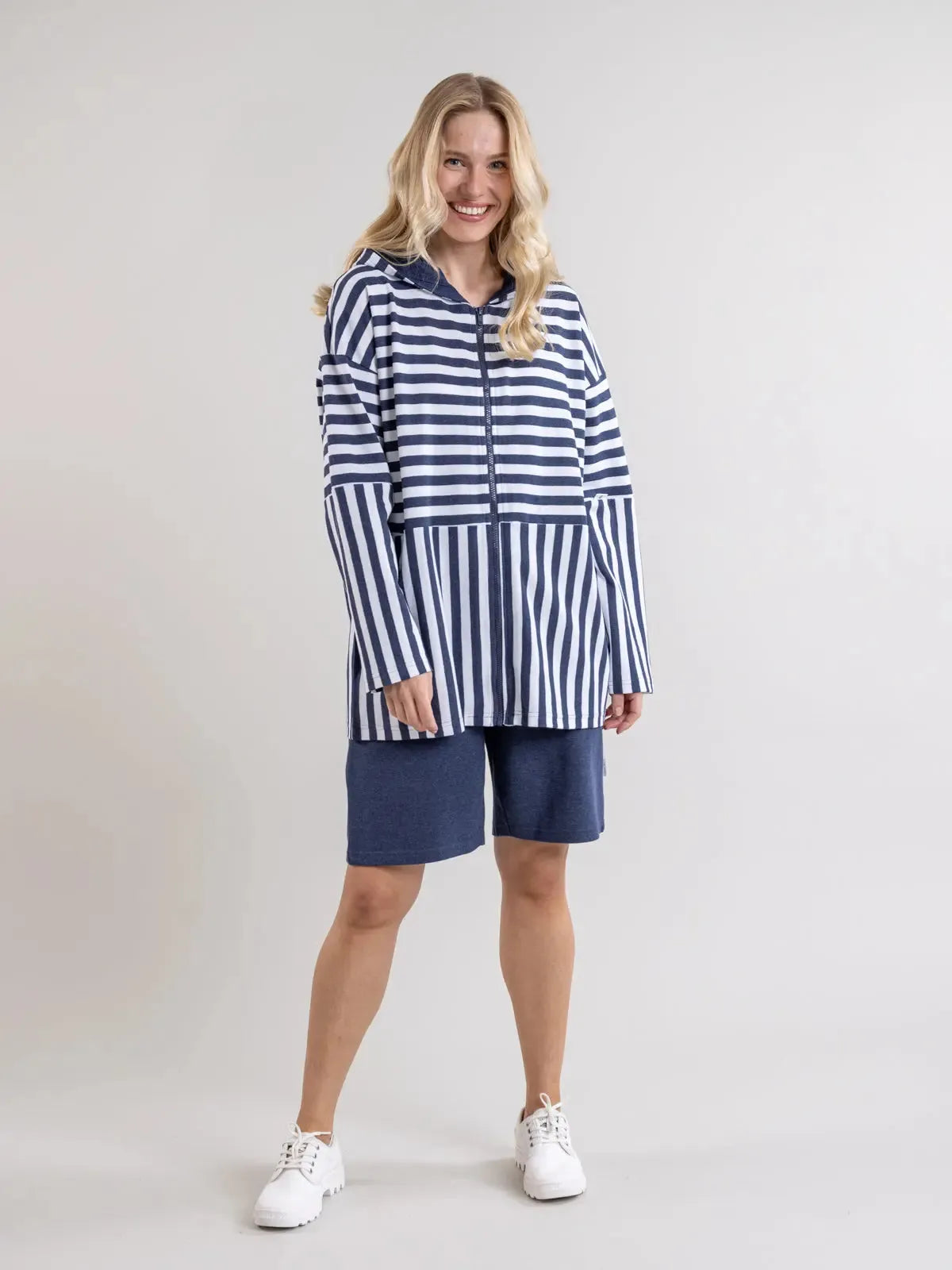 ROISKE hoodie, striped