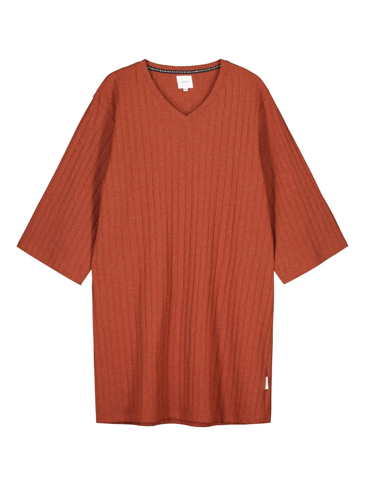 SUVANTO ribbed tunic, mecca orange