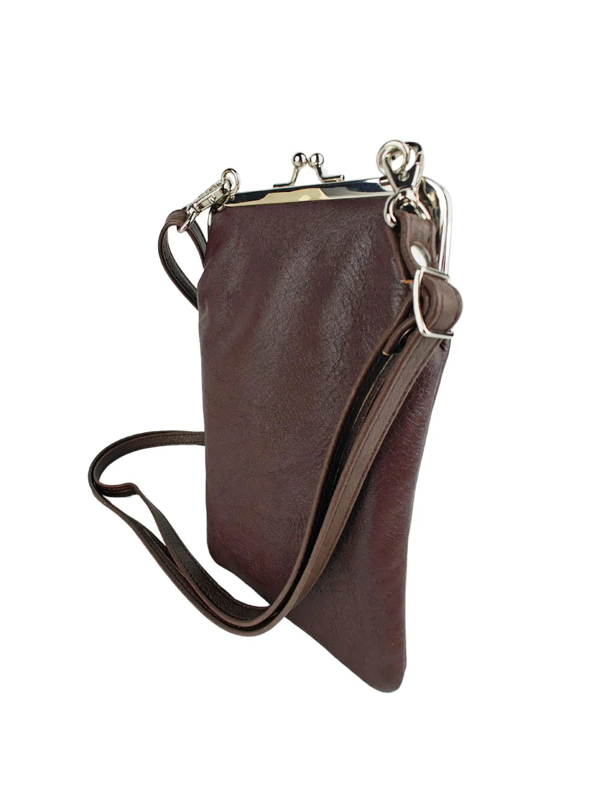 VUOTOS Small bag, dark brown leather