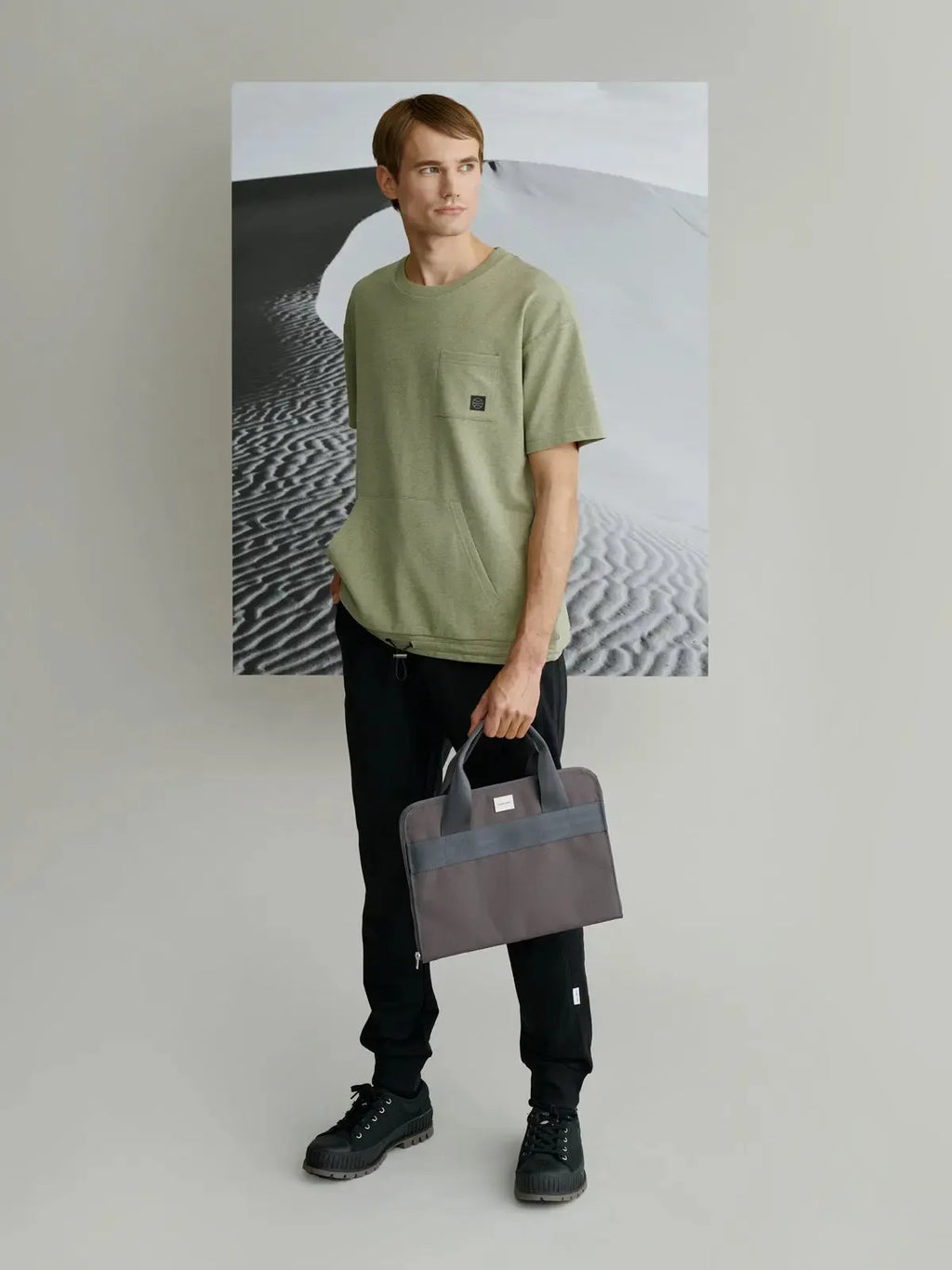 JENKKA laptop case, grey